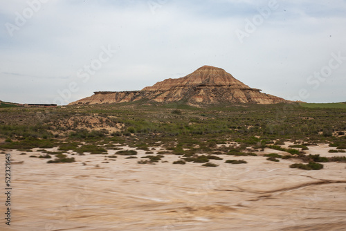 View at Bardenas desert Spain Navarre