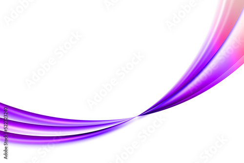 purple abstract, circular movement on white background