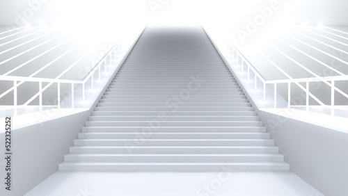 Stairway up, symbol of career, success and spiritual development
