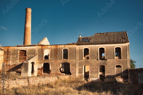 Ruins of an abandoned factory