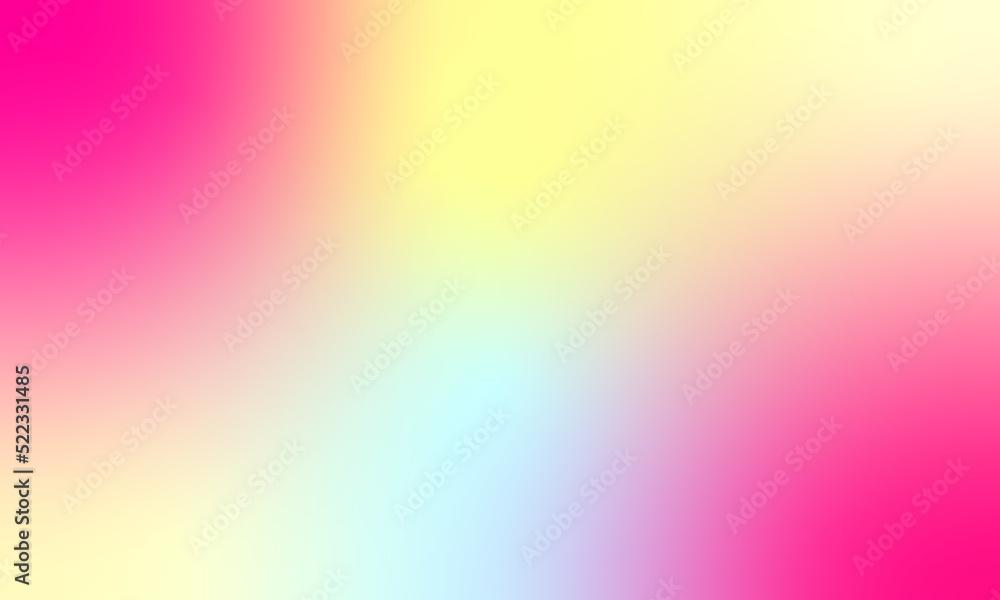 Colorful holographic gradient background design. Gradient backdrop