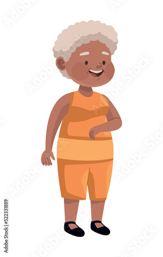 afro old woman