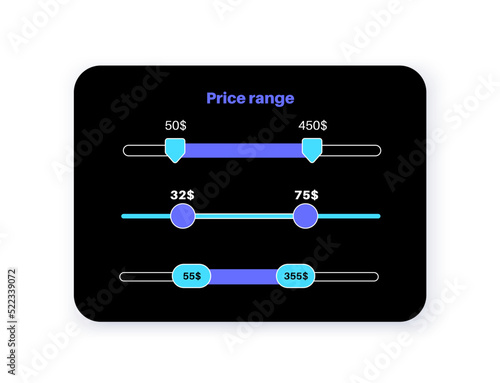 Price range filter