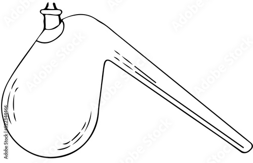 chemical, physic and laboratory equipment retort
