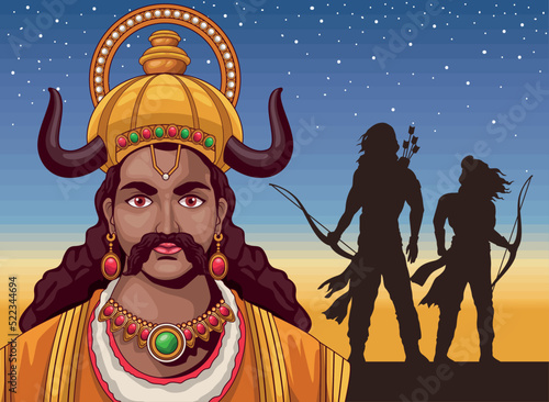 rama king in dussehra scene