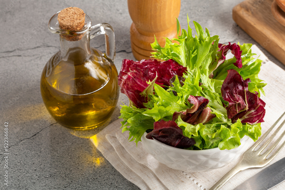 Healthy fresh salad mix. Leaf salad. Healthy fresh salad mix. Leaf salad.