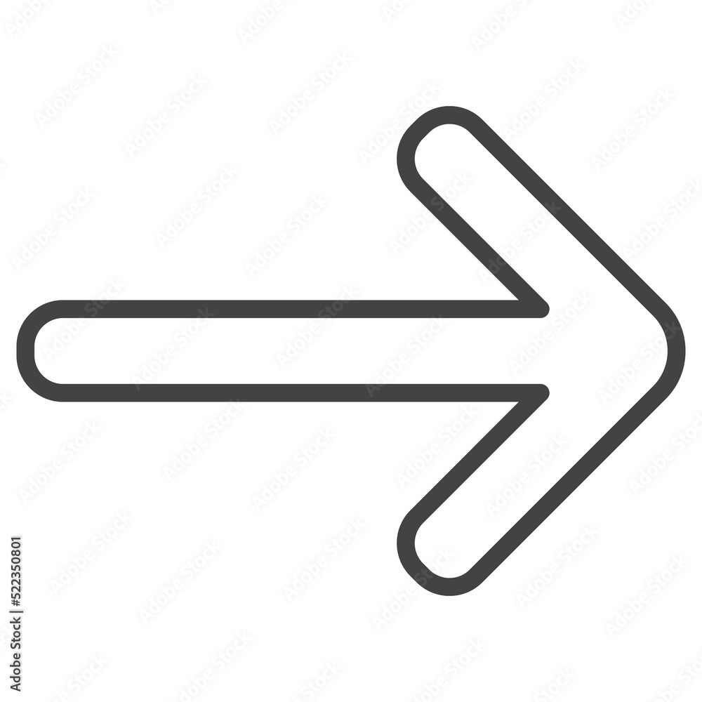 outline arrow icon outline arrow icon