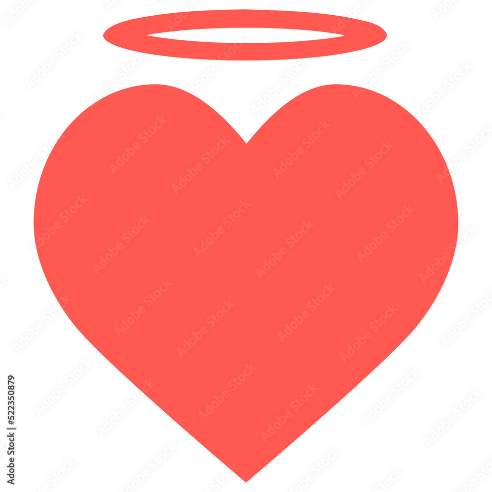 heart angel icon