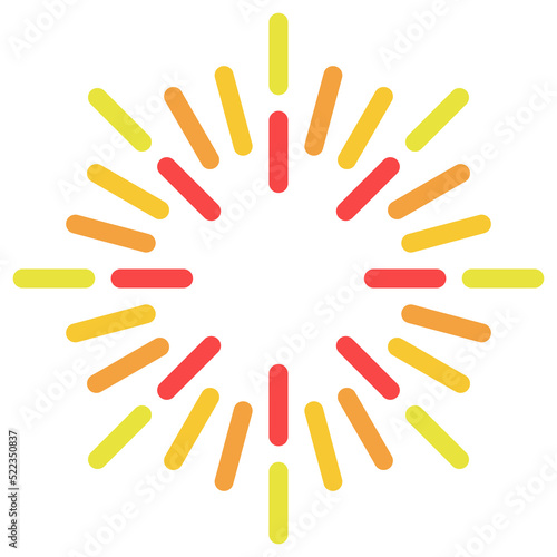 colorful firework icon