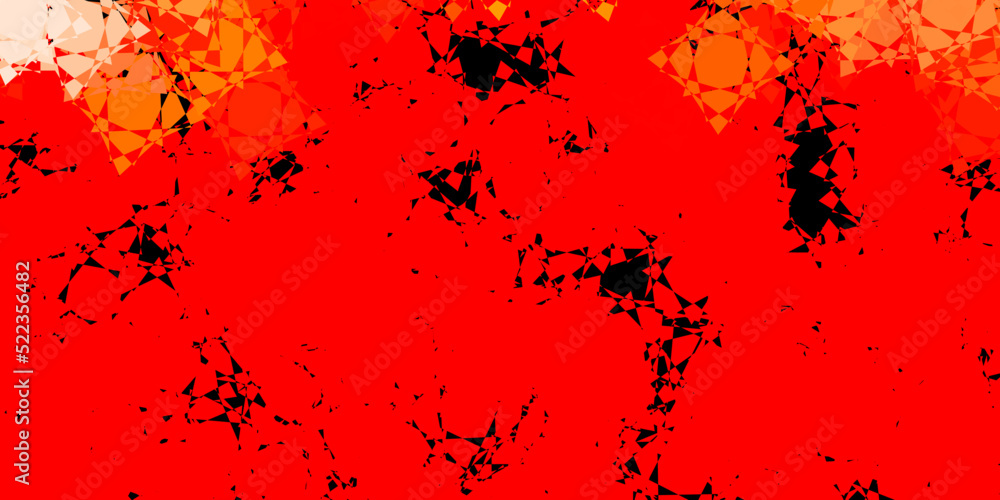 Dark Red vector background with polygonal forms. Dark Red vector background with polygonal forms.