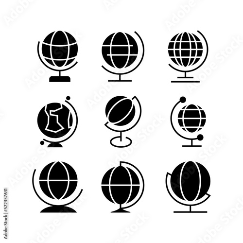 globe icon or logo isolated sign symbol vector illustration - high quality black style vector icons 