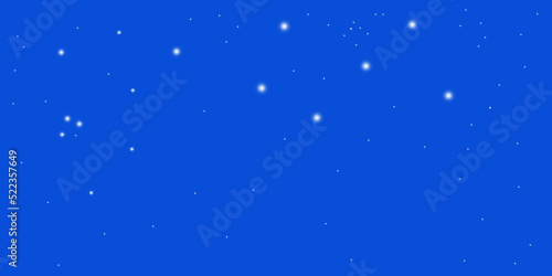 青い空に輝く星の背景 © yuri-ab