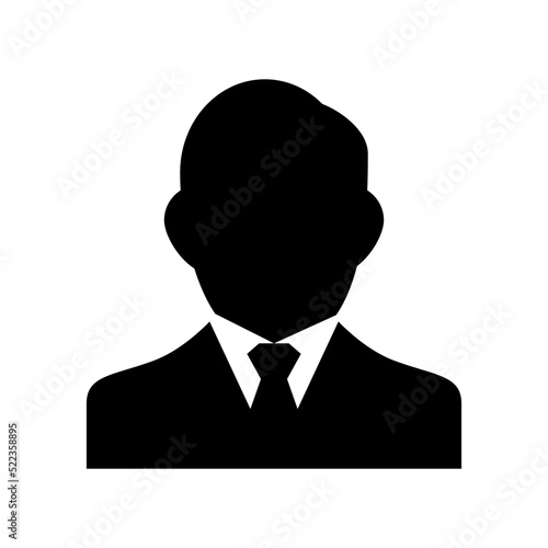 business man icon or logo isolated sign symbol vector illustration - high quality black style vector icons
