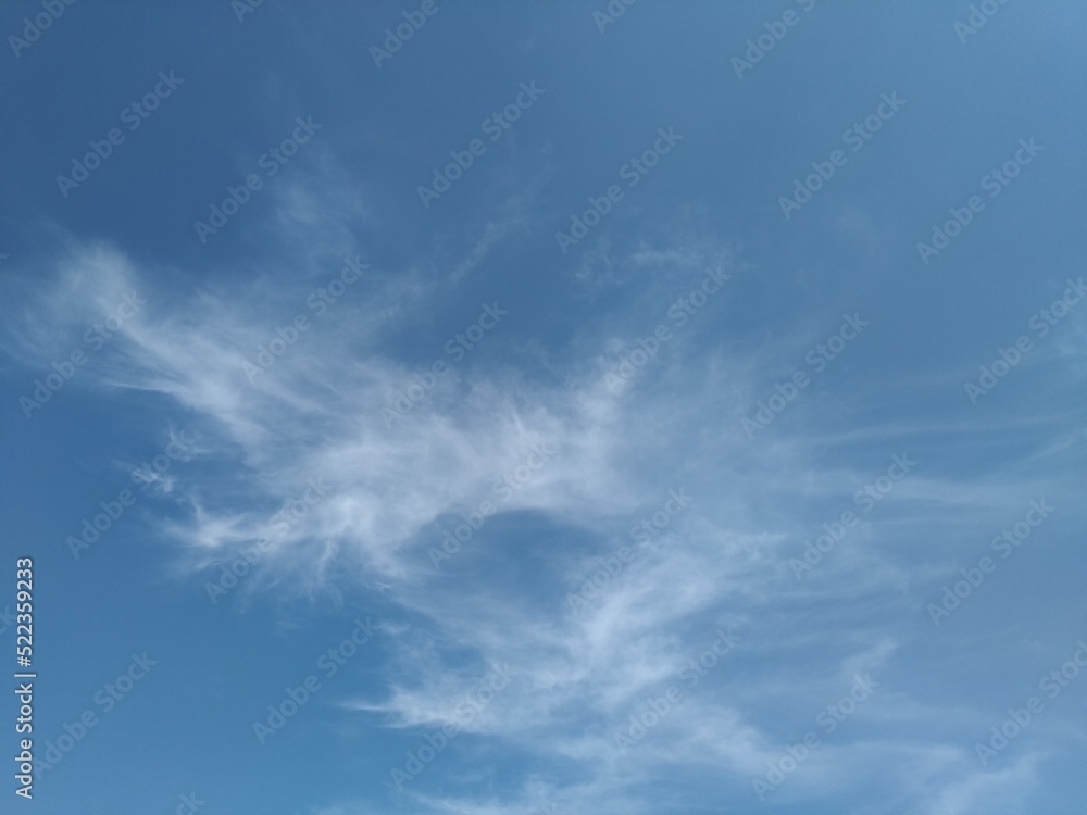 Creative blue sky and clouds background image