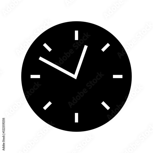 clock icon or logo isolated sign symbol vector illustration - high quality black style vector icons 