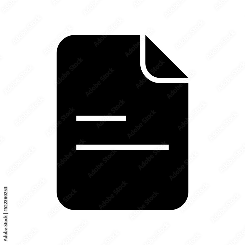 file icon or logo isolated sign symbol vector illustration - high quality black style vector icons
