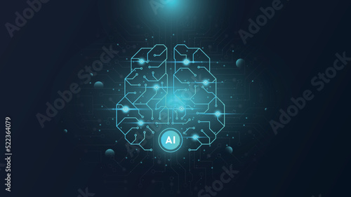 Digital brain graphics