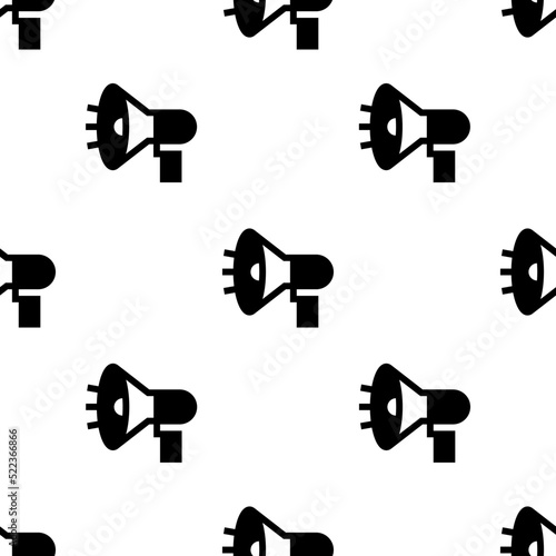 Single Megaphone pattern. Megaphone concept. filled trendy Vector seamless Pattern, background, wallpaper