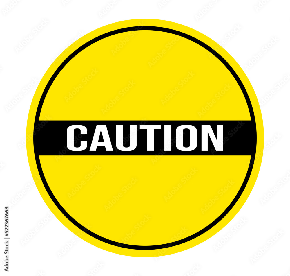 caution stickers and labels frame on the door with custom text. Vector illustration caution stickers and labels frame on the door with custom text. Vector illustration