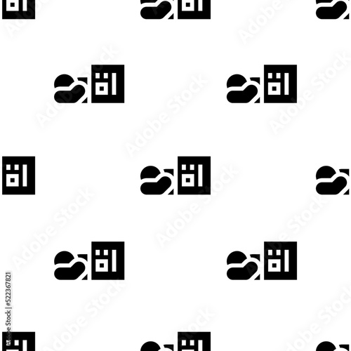 Single Homeless pattern. Homeless concept. filled trendy Vector seamless Pattern, background, wallpaper