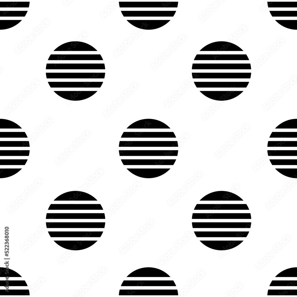 Single Ball pattern. Ball concept. filled trendy Vector seamless Pattern, background, wallpaper