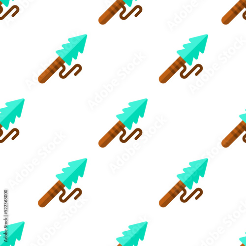 Single harpoon pattern. harpoon concept. flat trendy Vector seamless Pattern, background, wallpaper