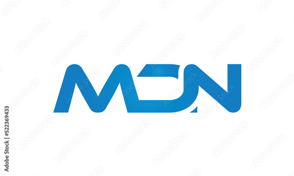 initial MDN creative modern lettermark logo design, linked typography monogram icon vector illustration initial MDN creative modern lettermark logo design, linked typography monogram icon vector illustration