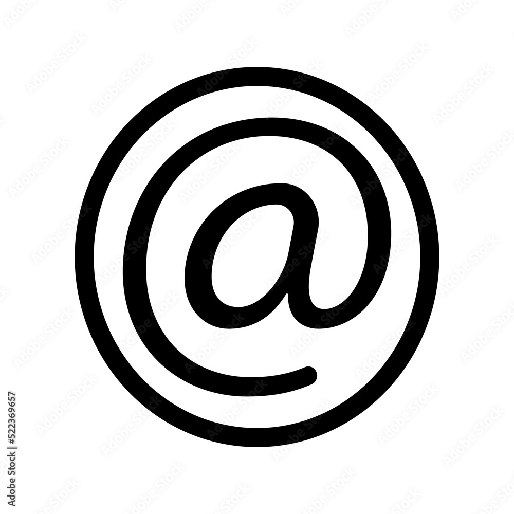 Email symbol for concept design. Business concept. Vector illustration. stock image. Email symbol for concept design. Business concept. Vector illustration. stock image.