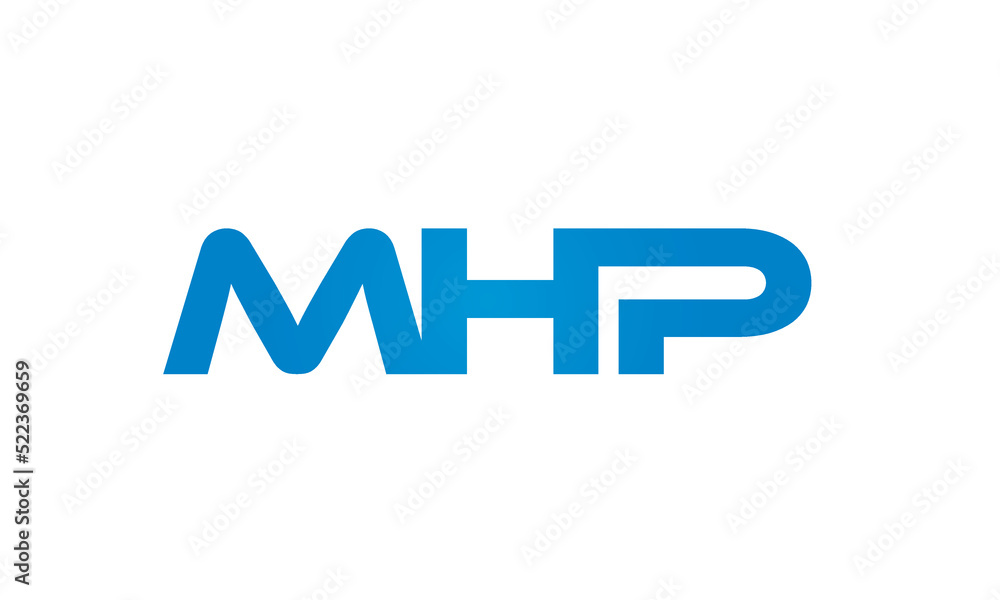 initial MHP creative modern lettermark logo design, linked typography monogram icon vector illustration initial MHP creative modern lettermark logo design, linked typography monogram icon vector illustration