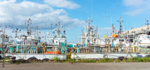 Konstfotografi Kanazawa fishing port in Ishikawa, Japan. 金沢漁港　石川県金沢市