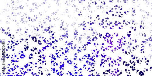 Light purple vector pattern with abstract shapes.