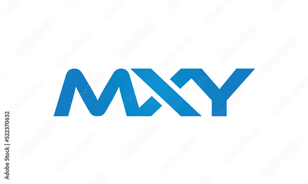 initial MXY creative modern lettermark logo design, linked typography monogram icon vector illustration initial MXY creative modern lettermark logo design, linked typography monogram icon vector illustration