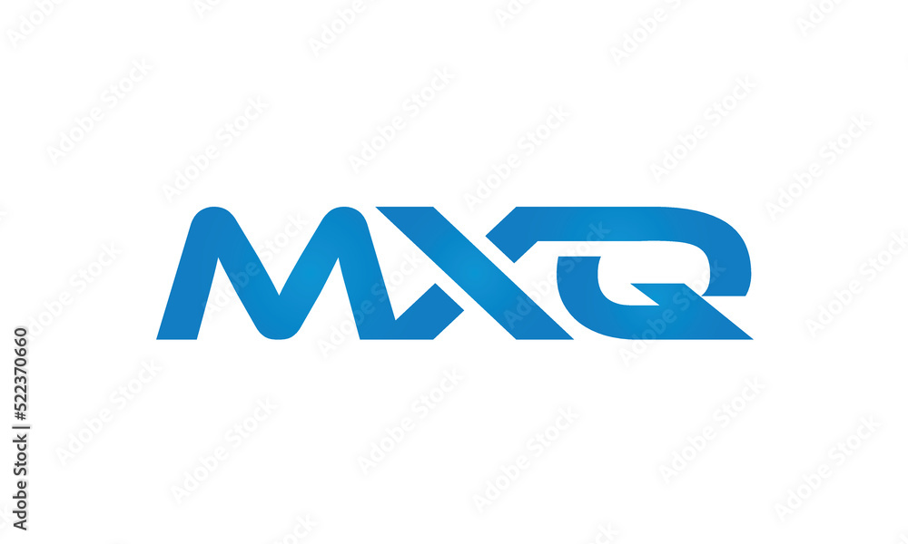 initial MXQ creative modern lettermark logo design, linked typography monogram icon vector illustration initial MXQ creative modern lettermark logo design, linked typography monogram icon vector illustration