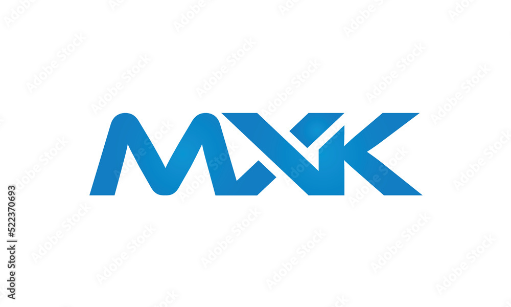 initial MXK creative modern lettermark logo design, linked typography monogram icon vector illustration initial MXK creative modern lettermark logo design, linked typography monogram icon vector illustration