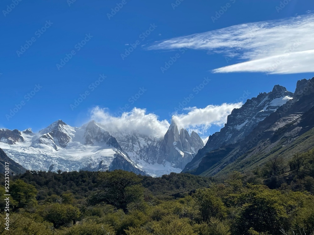 Patagonia paisaje cielo monte roca camino lugar