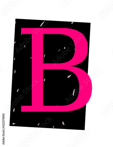 Ransom Note Alphabet B