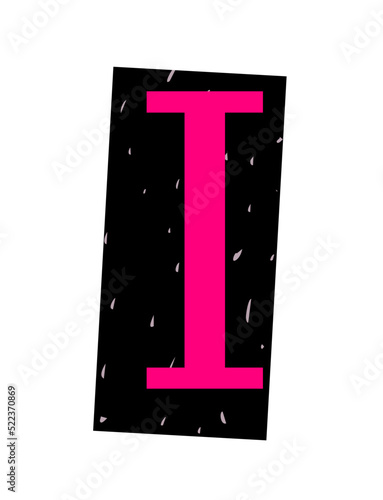 Ransom Note Alphabet I