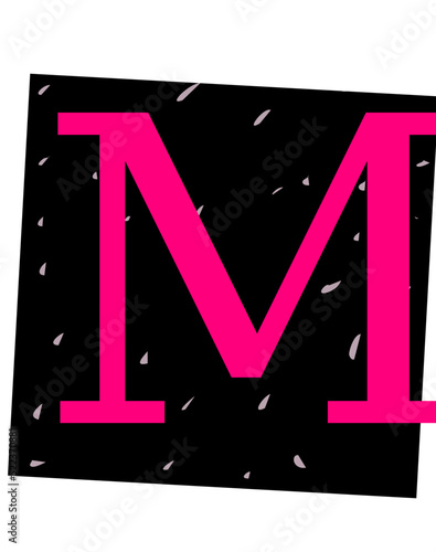 Ransom Note Alphabet M