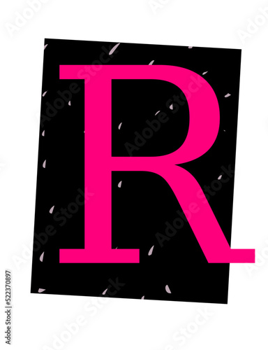 Ransom Note Alphabet R