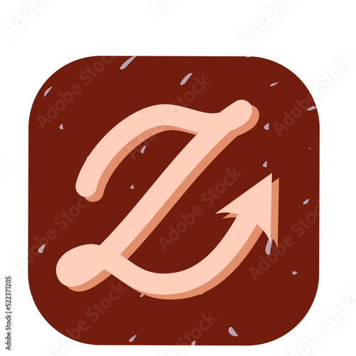 Ransom Note Alphabet Z