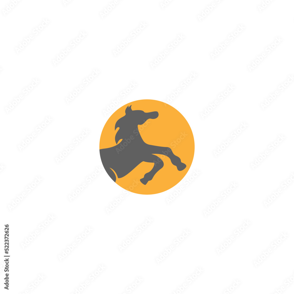 Fototapeta premium horse icon vector illustration