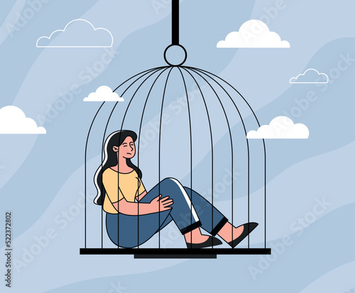 Psychological issues concept