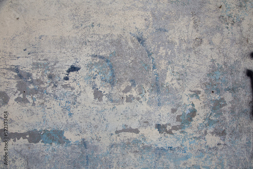 background or texture of wall with worn and corroded paint