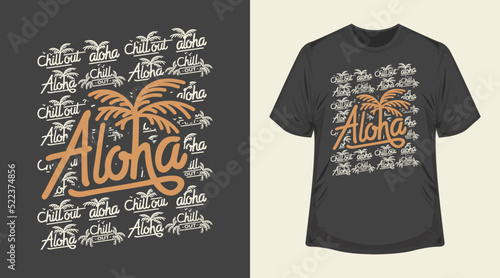 Outdoor Beach T Shirt Design apparel for summer poster colorfull print background merchandise
