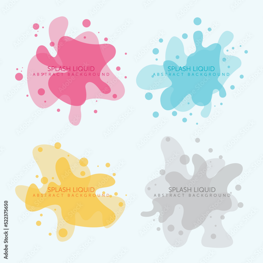 Liquid abstract background graphic element eps 10 free vector