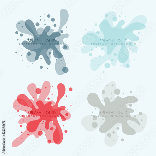 Liquid abstract background graphic element eps 10 free vector