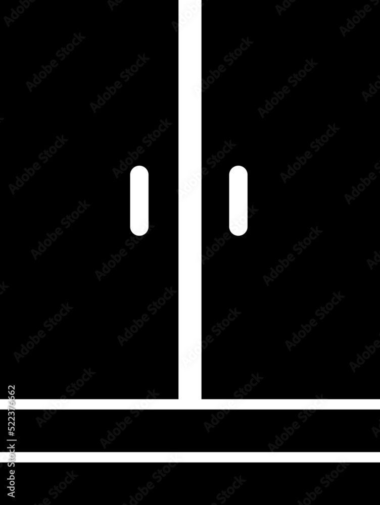 Wardrobe Icon Vector Illustration Flat Design.eps Wardrobe Icon Vector Illustration Flat Design.eps