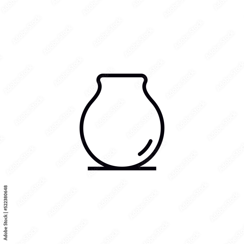 vase icon vector design templates vase icon vector design templates