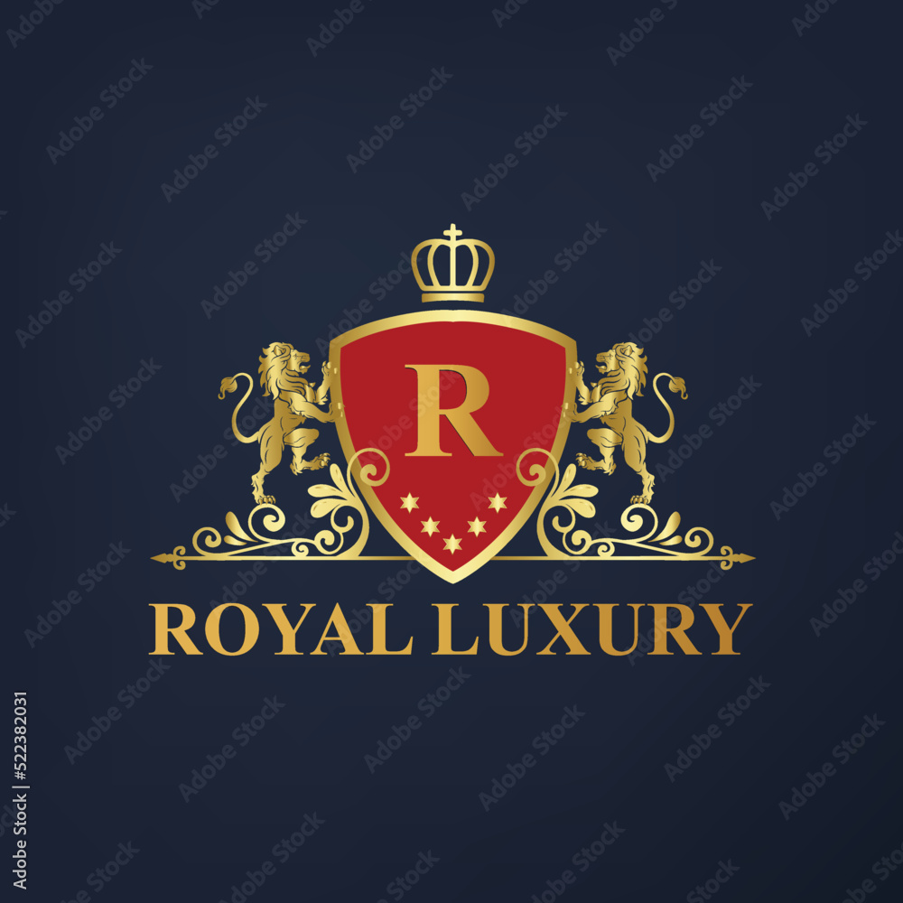 luxury logo | luxury logo | royal logo with lions luxury logo | luxury logo | royal logo with lions