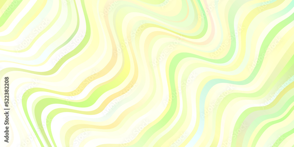 Light Green vector layout with curves. Light Green vector layout with curves.